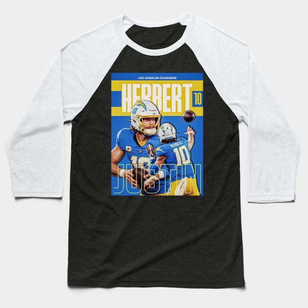 Justin Herbert Baseball T-Shirt by NFLapparel